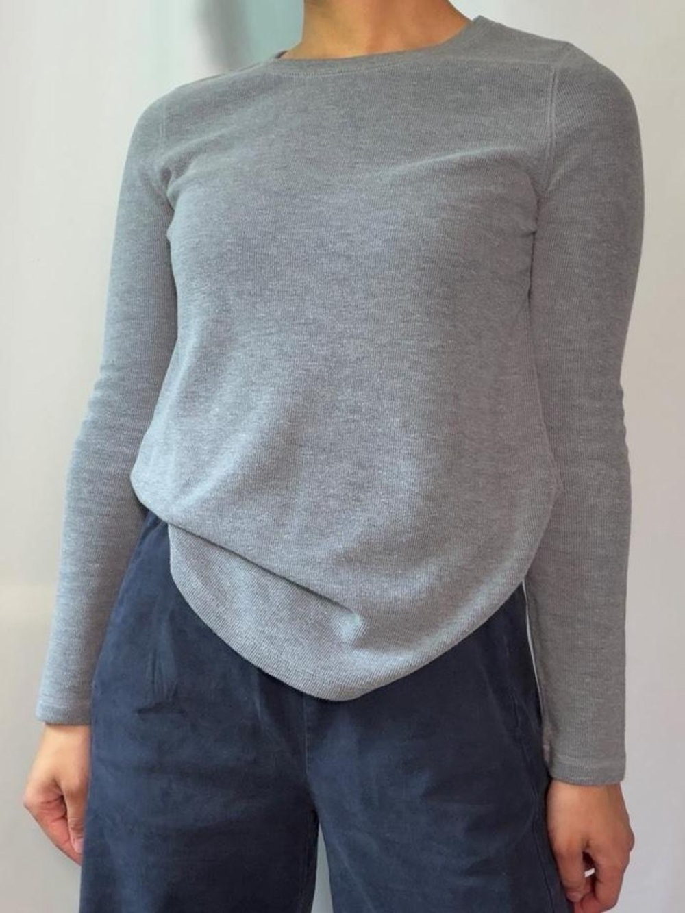 Sonoma Gray Thermal Long Sleeve Tee